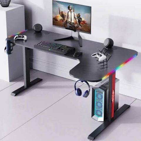 Gaming PC Desk LS2-1400 Right Black — Bakı