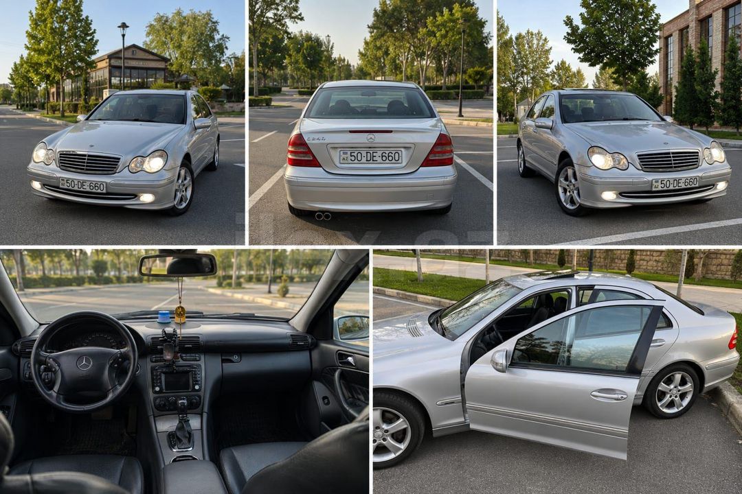 2000 Mercedes-Benz C 240, 2.4 L, 2000, 360,000 km 50-DE-660 — Avtomobillər, Biləsuvar (4)