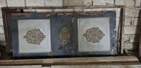 Antik metal qapı paneli - Material: Dəmir/əlifli tökmə dekorativ — Bakı