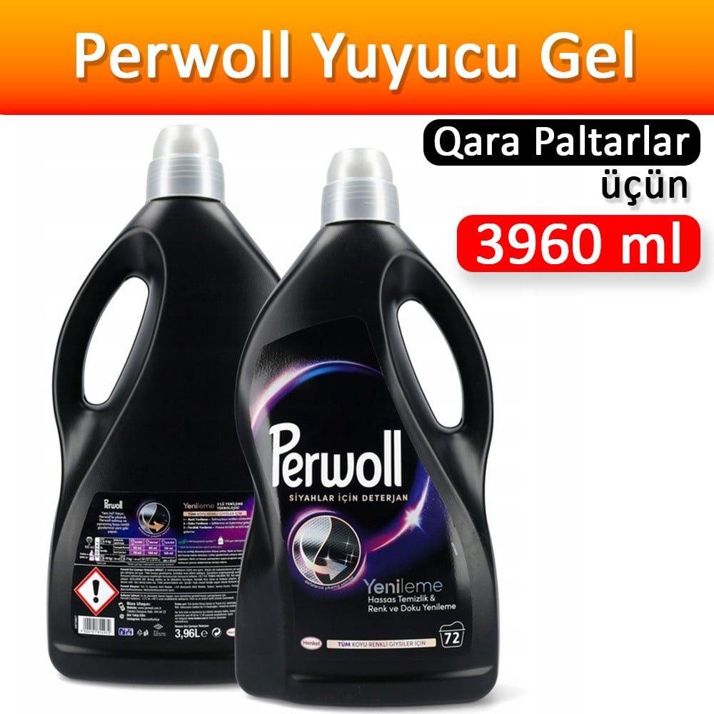 Yuma üçün gel Perwoll, qara paltar üçün, 3.96 l — Mallar, Bakı