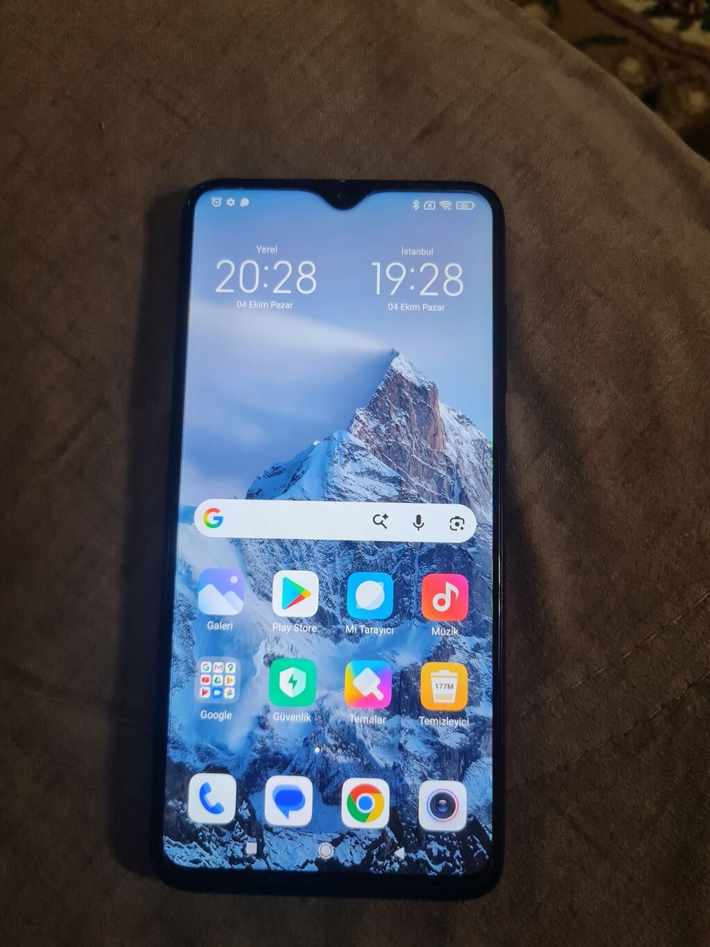 Xiaomi 128 GB, rəng - Mavi, Qırıq — Xiaomi, Masazır