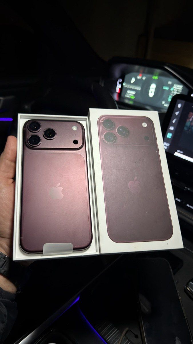 Apple iPhone 18 Pro Max Burgundy 1TB/12GB — Smartfonlar, Bakı