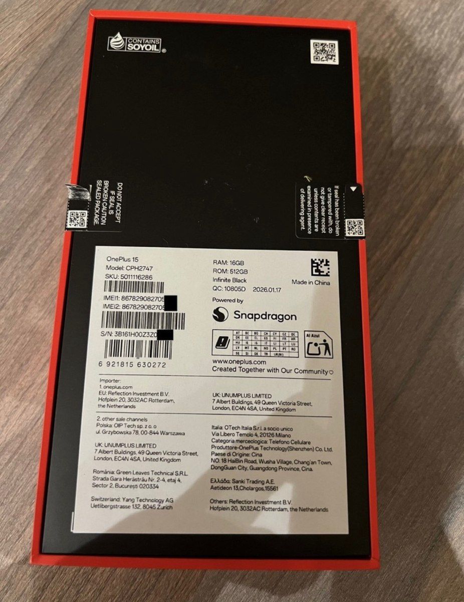 OnePlus 15 Infinite Black 512GB/16GB — Smartfonlar, Bakı (2)