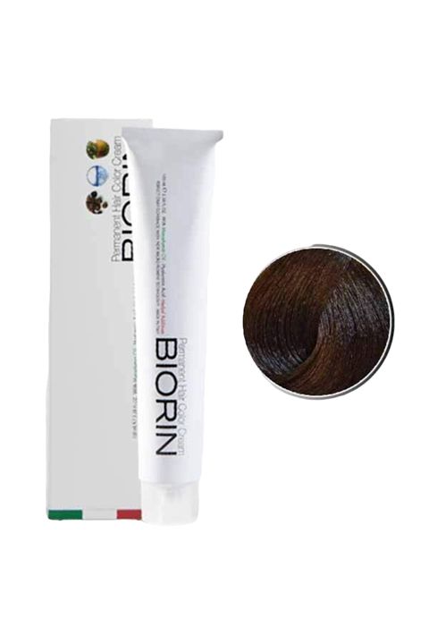Saç üçün qalıcı krem-boya Biorin Permanent Hair Color Cream 5.0 Açıq şabalıdı 100 ml — Bakı