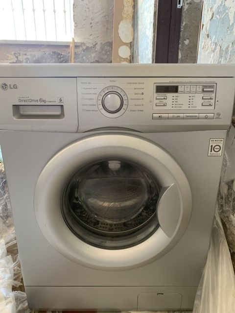 Paltaryuyan maşın LG, 6 kq, İşlənmiş, Avtomat, Qurutmasız, Pulsuz çatdırılma — Digah
