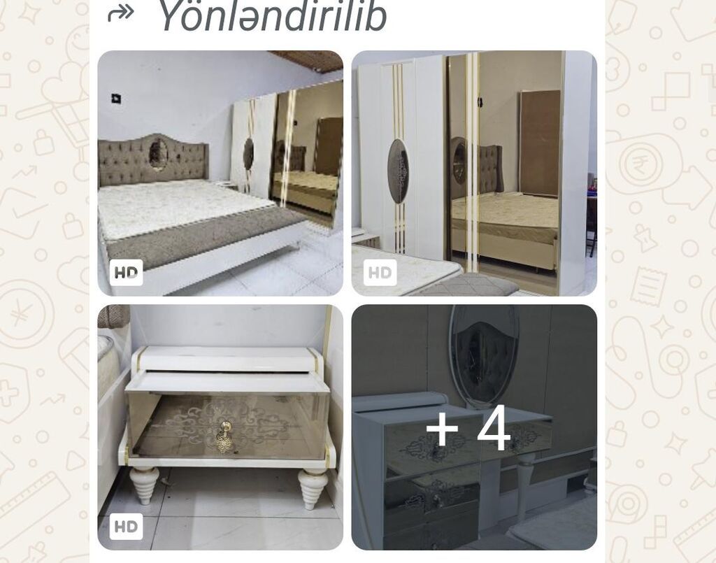 *Yataq destı* *Qıymet 945 azn* *Catdırlma pulsuz* Dolap olculerı — Yataq otağı mobilya dəstləri, Bakı