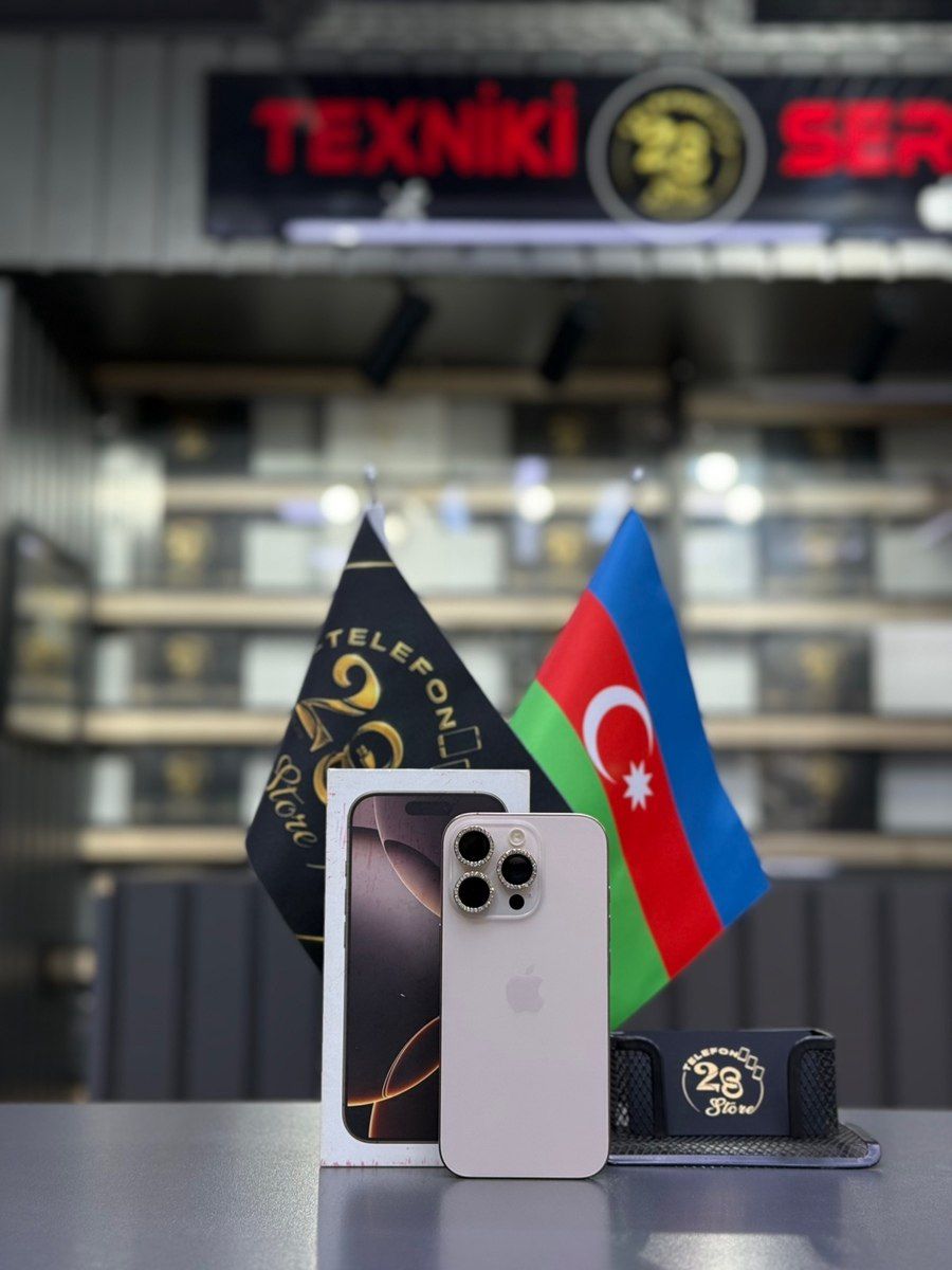 Apple iPhone 16 Pro Desert Titanium 256GB/8GB — Smartfonlar, Bakı (2)