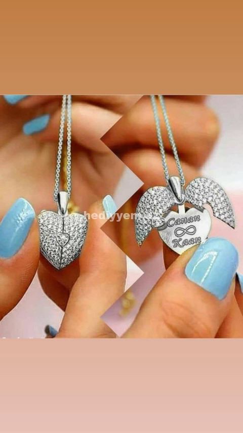 Gumus Sep (istenilen yazi yazilir) №c32 — Necklaces and chains