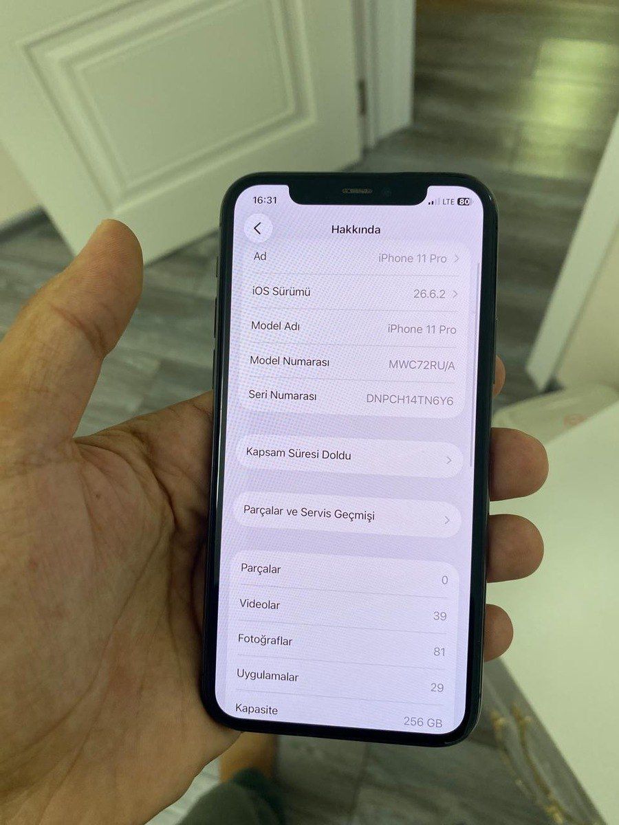 Apple iPhone 11 Pro Space Gray 256GB/4GB — Smartfonlar, Bakı (4)