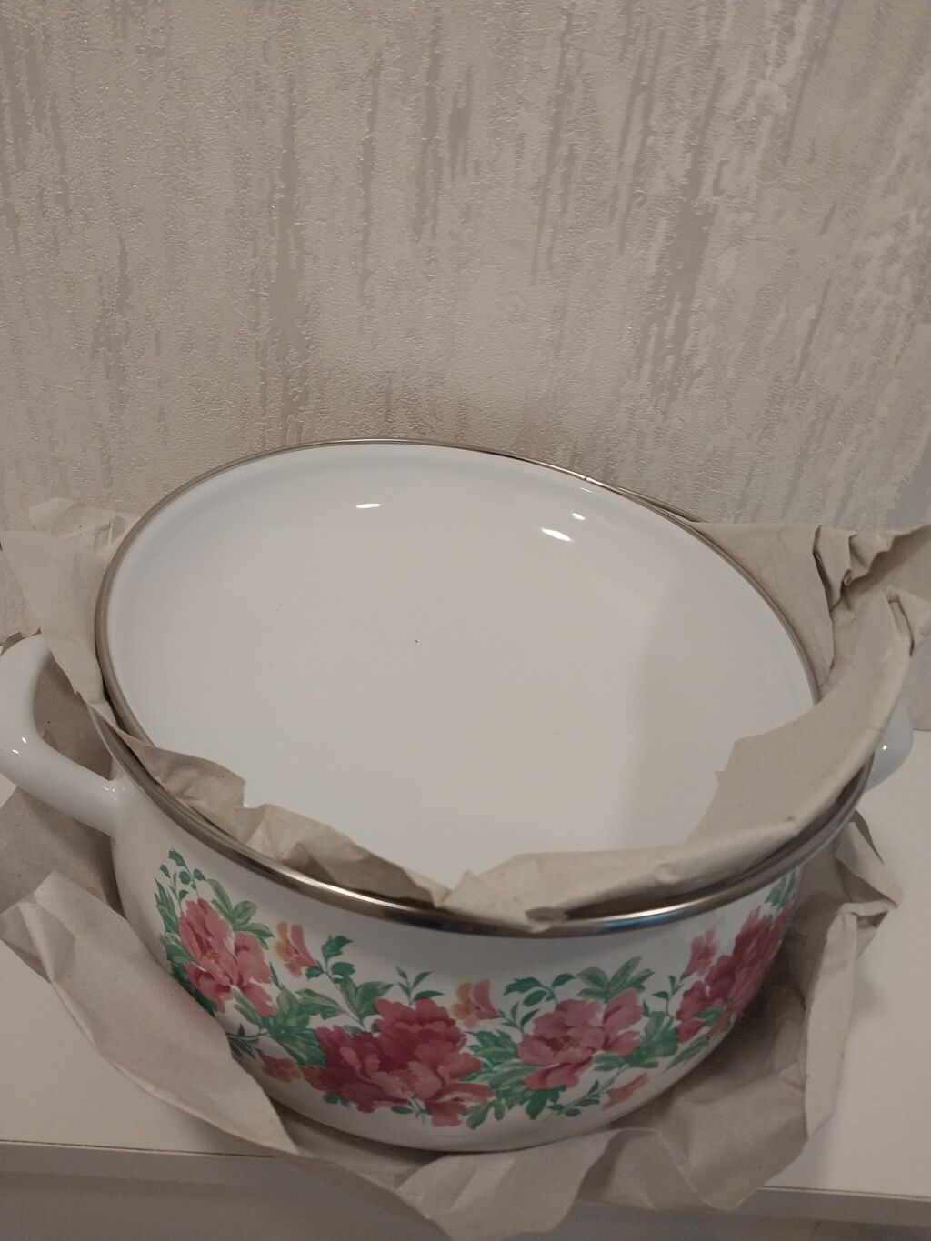 Qazan, rəng - Ağ, 28 sm — Bişirmə qabları, Bakı (3)