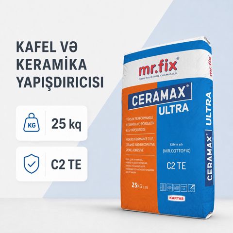 Mr.Fix Ceramax Ultra keramika yapışdırıcısı 25 kg — Bakı