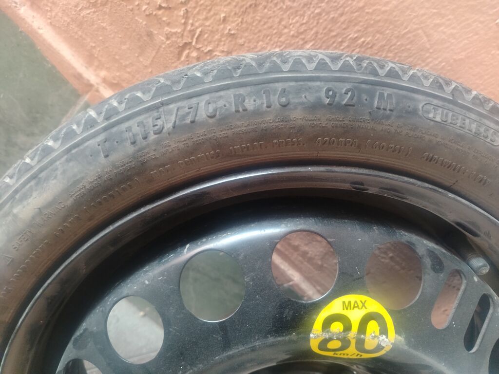İşlənmiş Disk təkər <130 / 70 / R 16, 5 Boltlu — Diskləri, Bakı (2)