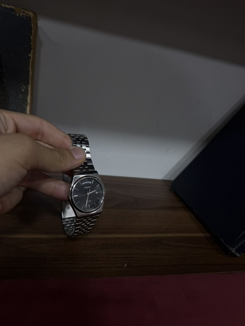 Casio kişi qol saatı - Korpus və qolbaq: paslanmayan poladdan — Qol saatları, Bakı (3)