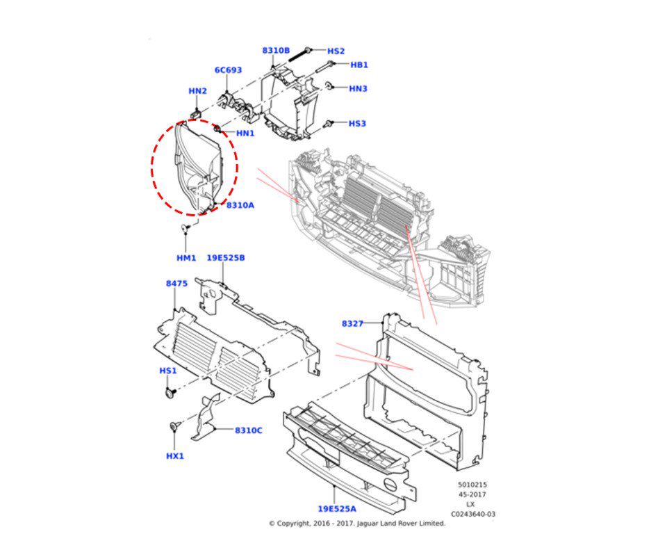 "Range Rover Vogue" radiator deflektoru — Ehtiyat hissələri və aksesuarlar, Bakı (6)