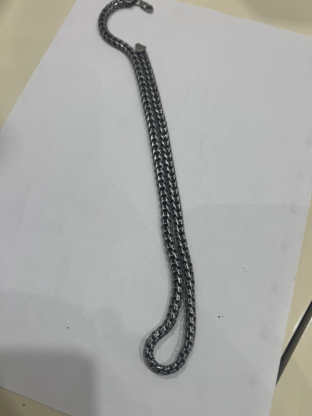 Boyunbağı, Gümüş, 52 g — Qolye və zəncir, Bakı (3)