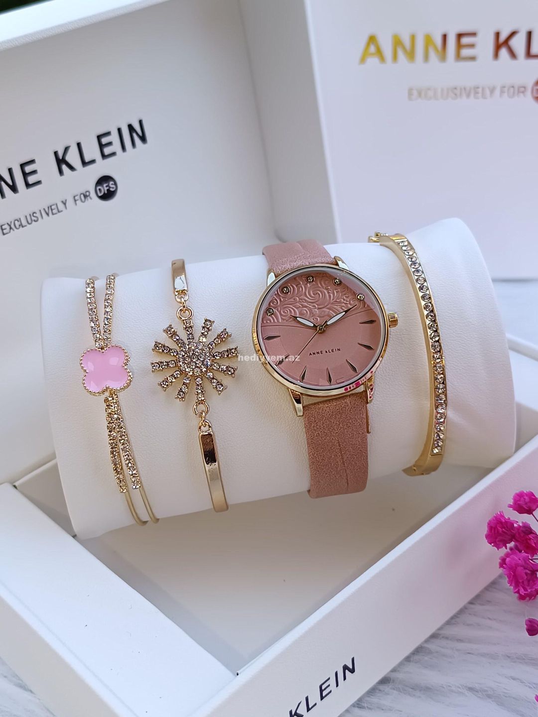 Anne Klein qol saat desti 0489 — Qol saatları, Bakı (3)