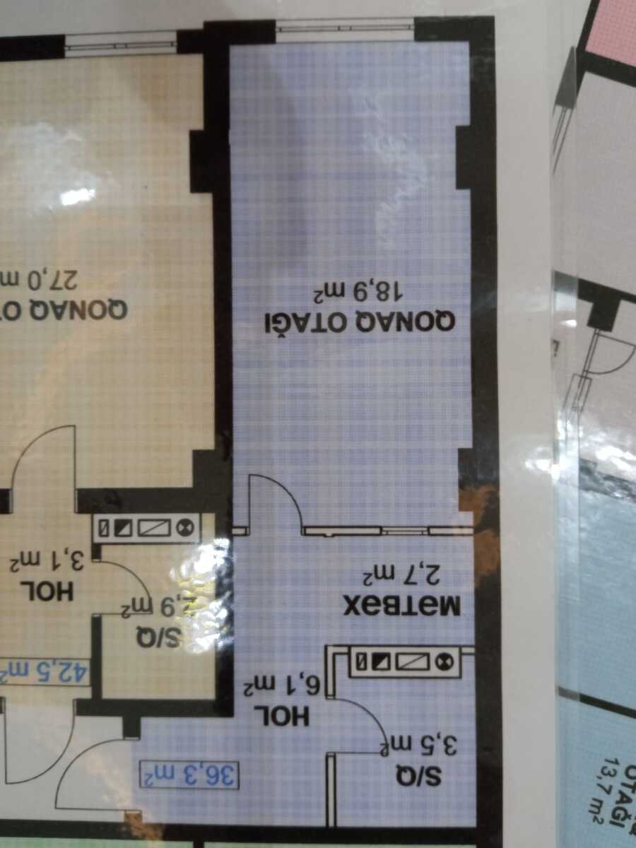 1-otaqlı yeni tikili, Xırdalan ş., 36.3 m² — Mənzil, Xırdalan (2)