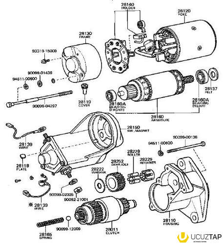 Ekskavator ucun Starter və dinamo — Bakı