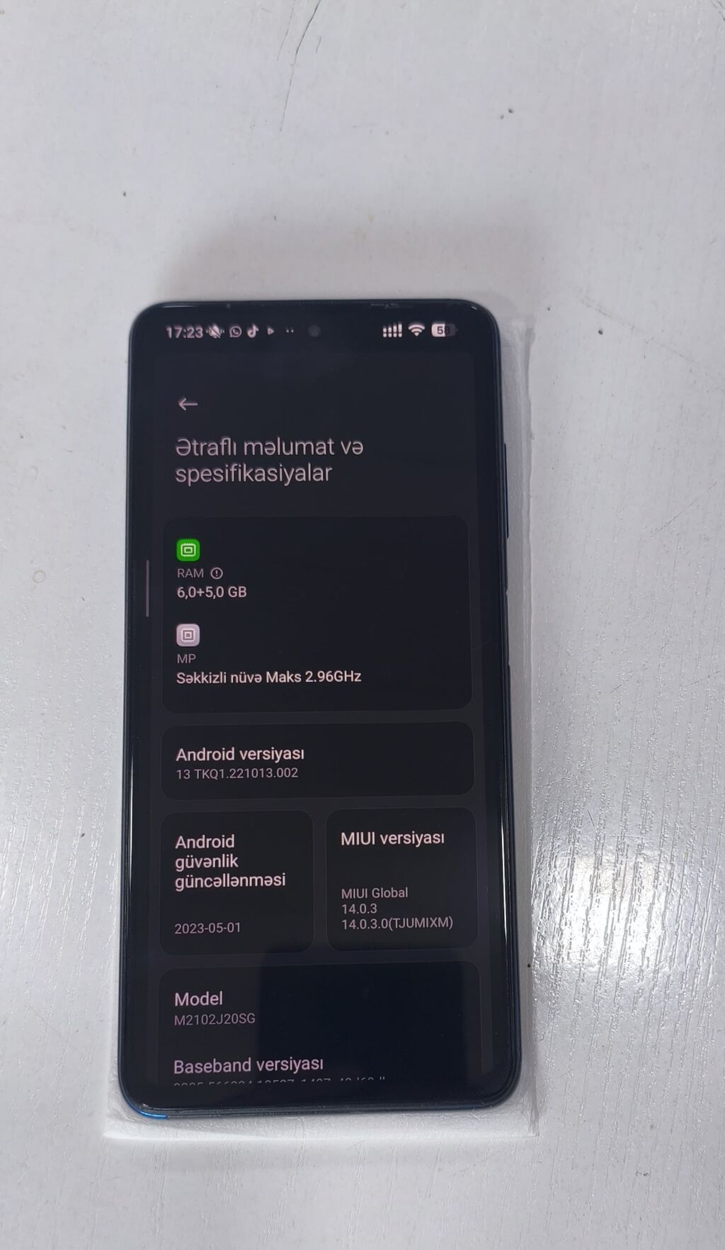Poco X3 Pro, 128 GB, rəng - Göy — Xiaomi, Tərtər (2)