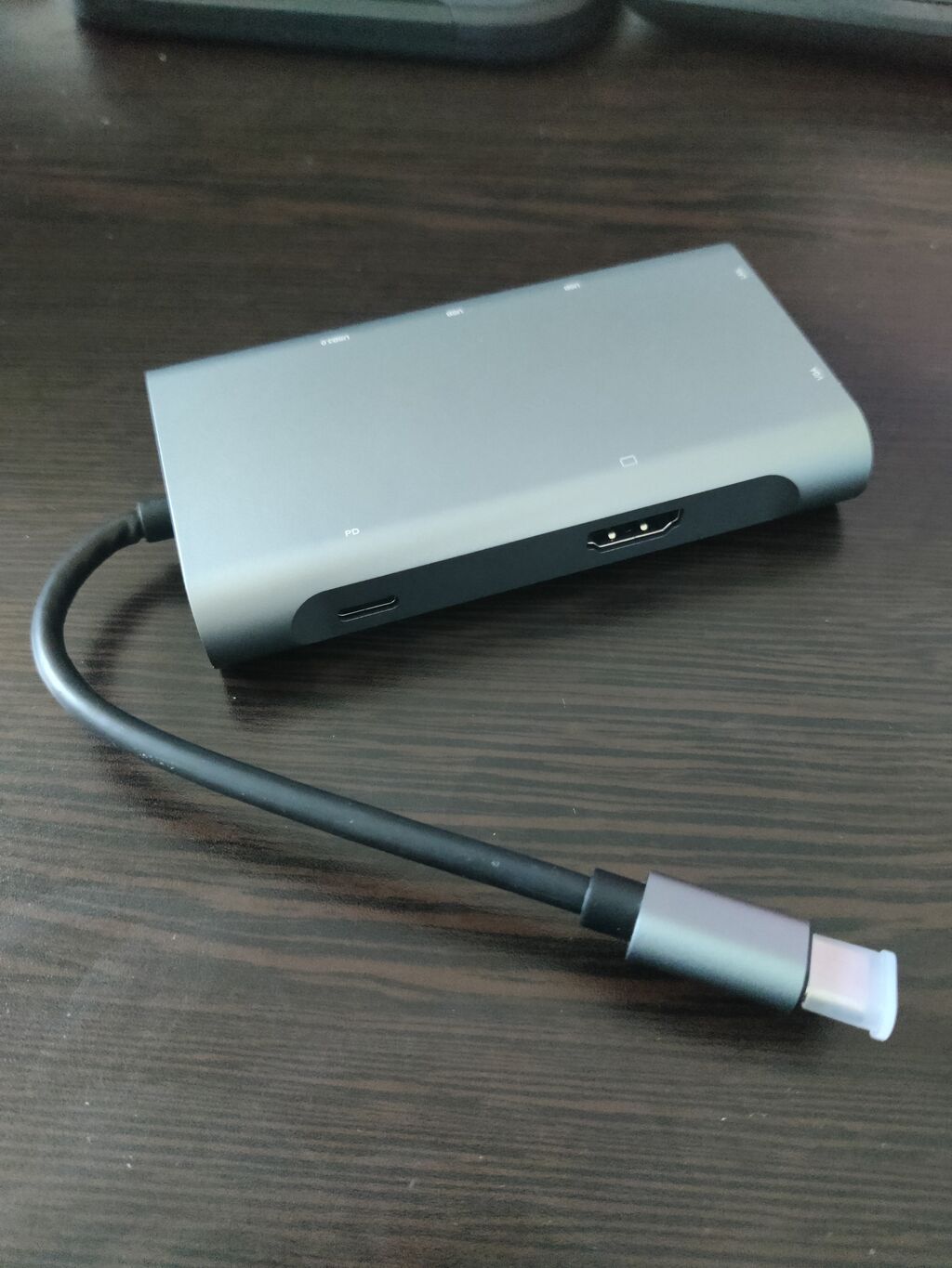 Usb-c çoxportlu HUB/Dok stansiyası Uyğun vaxtlarda metroya çatdırma — Noutbuk aksesuarları, Bakı (3)