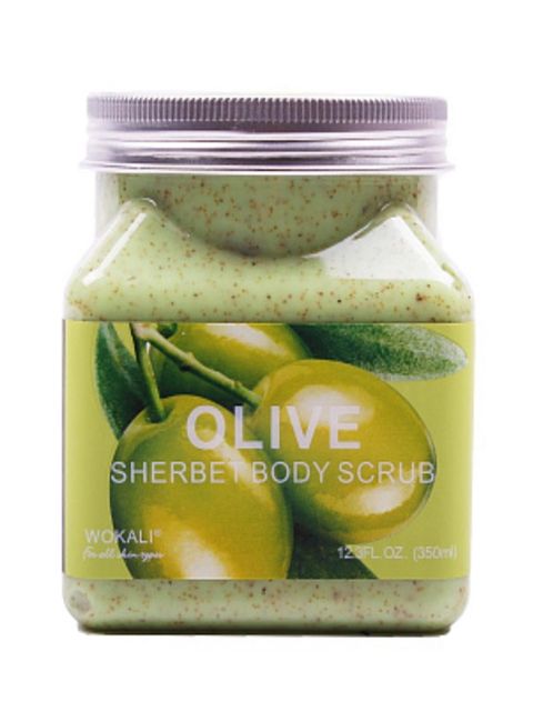 Bədən üçün skrab Wokali Olive Sherbet Body Scrub zeytun ekstraktı ilə 350 ml — Bakı