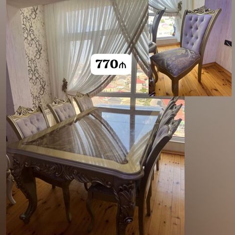Masa dəsti satılır 770₼. İdeal vəziyyətdə. masa açılır. Baha — Bakı