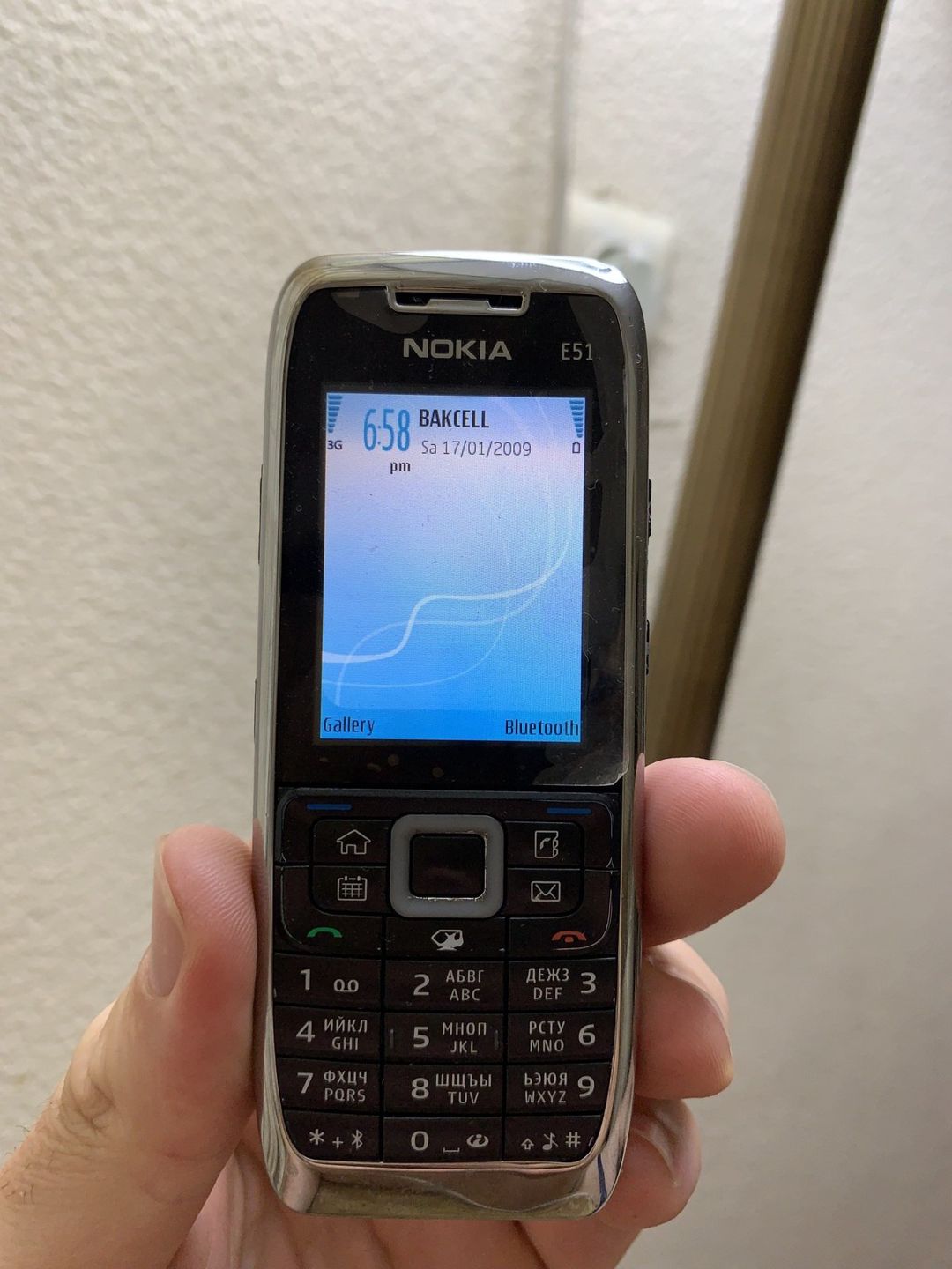 Nokia E51 Silver — Smartfonlar, Bakı (11)