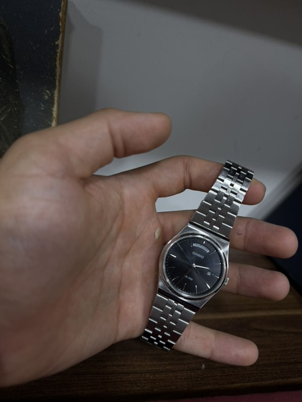 Casio kişi qol saatı - Korpus və qolbaq: paslanmayan poladdan — Qol saatları, Bakı (2)