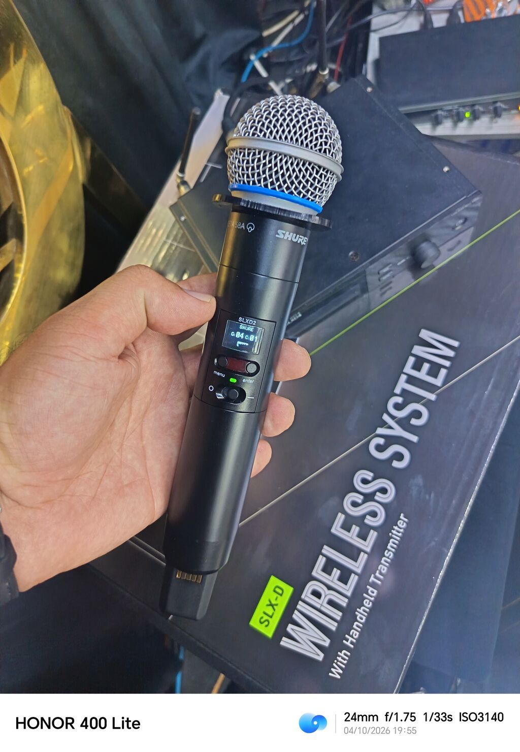 İşlənmiş Simsiz (Bluetooth) Mikrofon Shure — Mikrafonlar, Bakı (2)