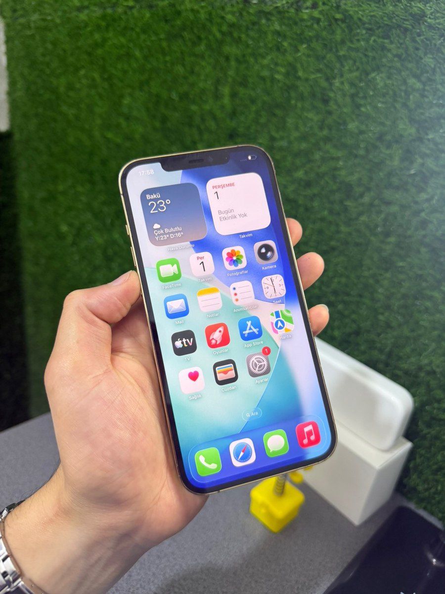 Apple iPhone 12 Pro Max Gold 256GB/6GB — Smartfonlar, Bakı (3)
