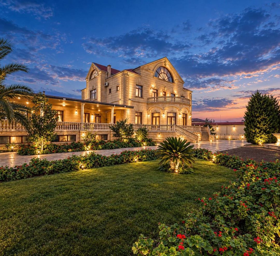 Satılır 7 otaqlı həyət evi/bağ evi 1100 m² — Ev, villa, Bakı (2)