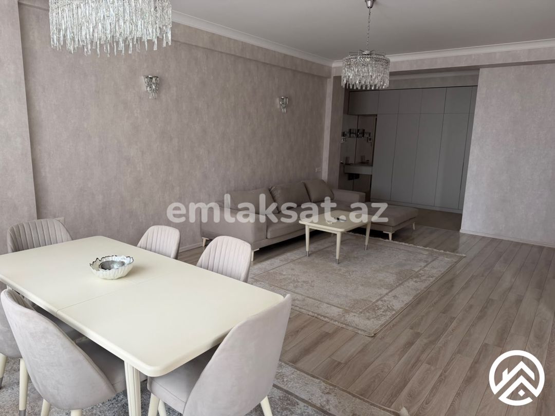 Kirayə (aylıq) 3 otaq yeni tikili 115 m², Ağ şəhər — Mənzil, Bakı (2)