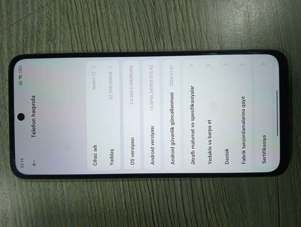 Xiaomi 12, 256 GB, rəng - Gümüşü, İki sim kartlı — Xiaomi, Bakı (3)