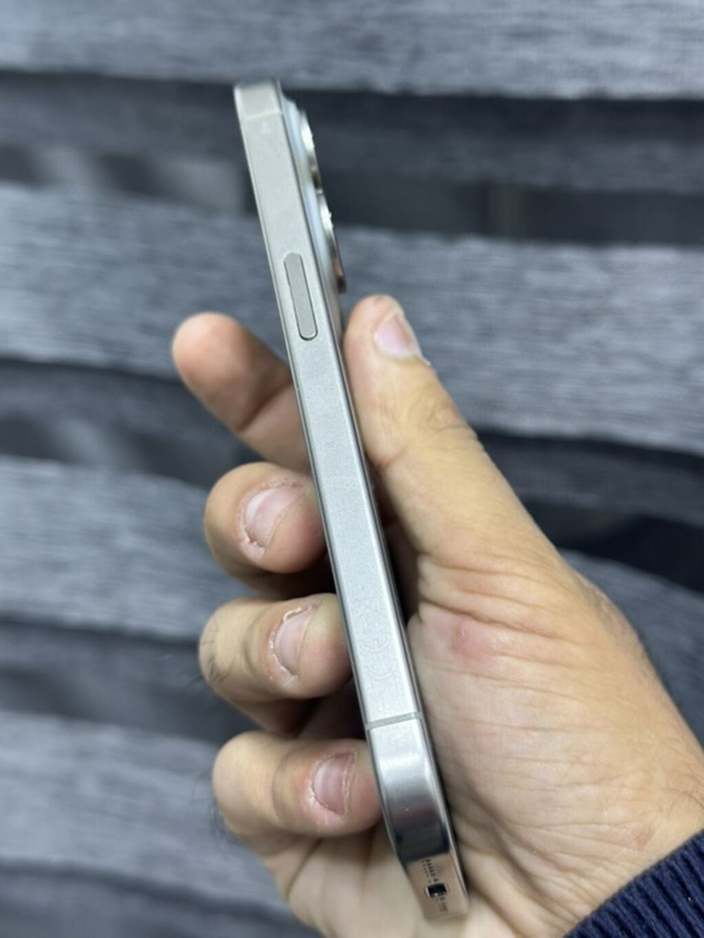 IPhone 15 Pro, 128 GB, White Titanium, Face ID — Apple iPhone, Novxanı (4)