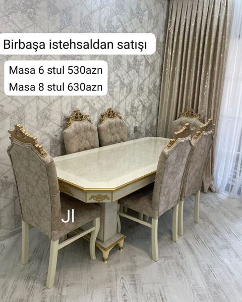Masa və oturacaqlar — Bakı