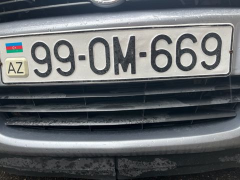 Avtomobil qeydiyyat nişanı -99-OM-669 — Bakı