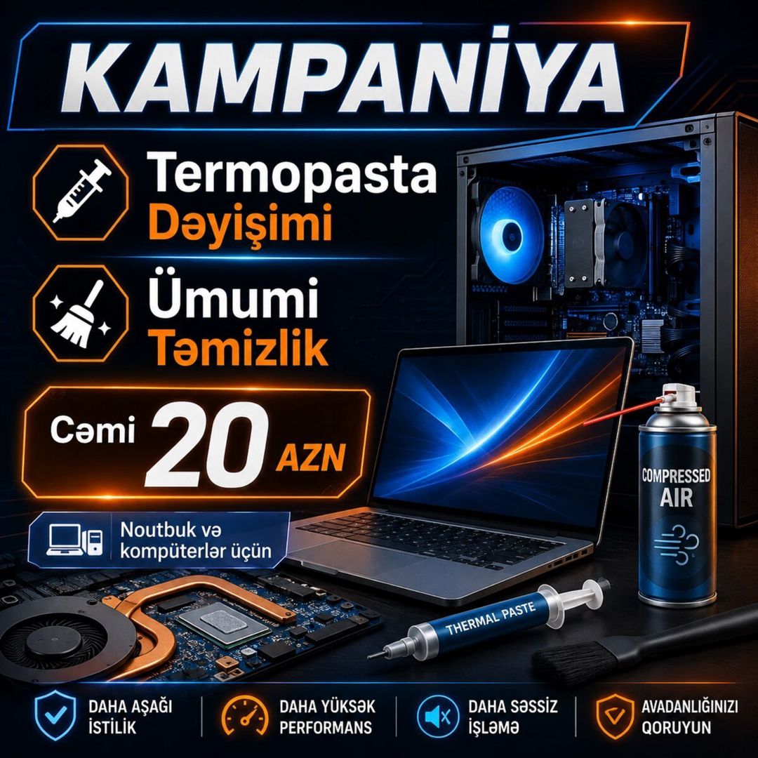Termopasta dəyişimi — Aparatların təmiri və quraşdırılması, Bakı (2)