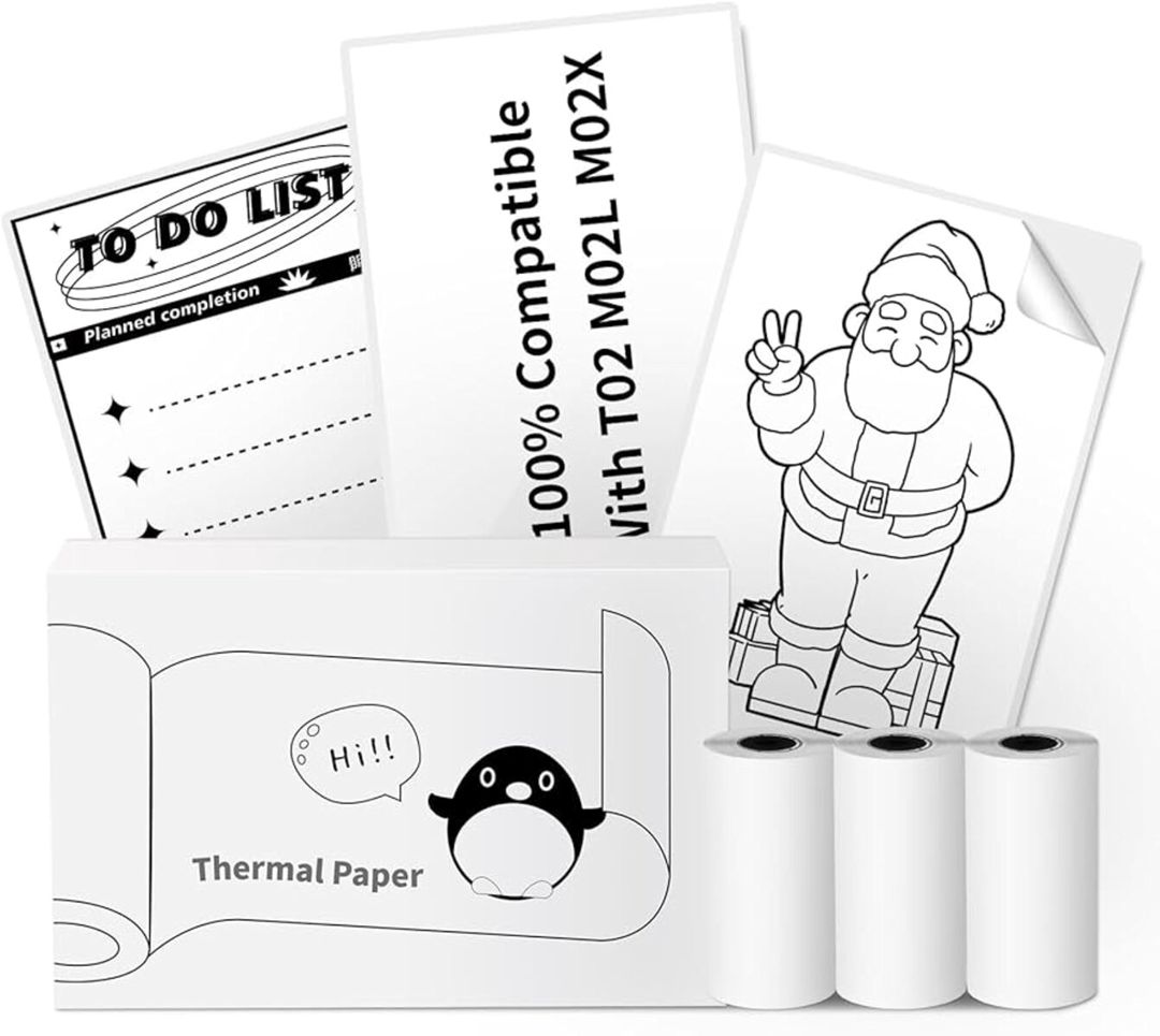 Phomemo Thermal paper roll Q12-RMS2(black on white 50mm*3.5m) — Ofis texnikası və istehlak malları, Bakı (3)