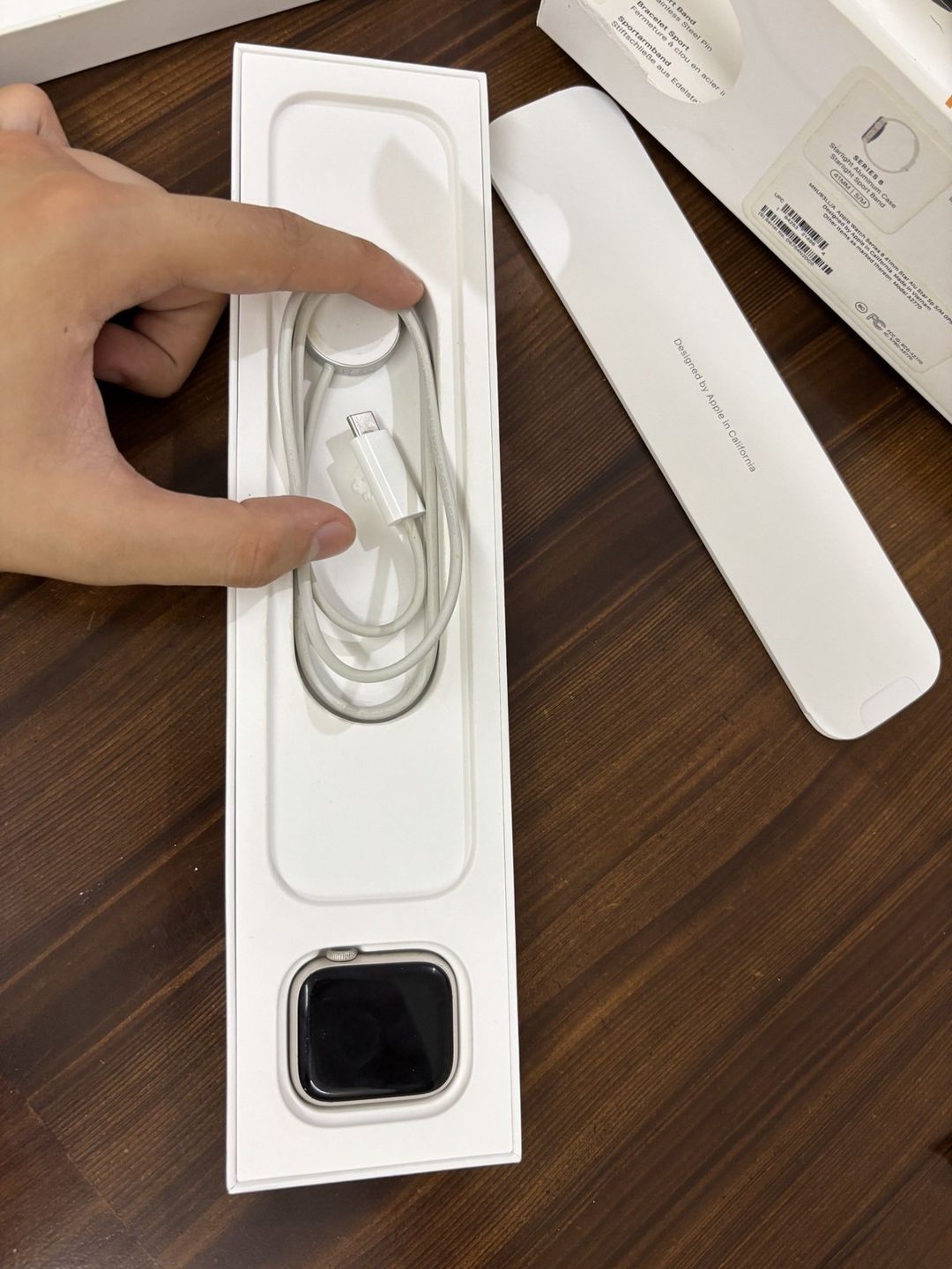 Apple Watch Series 8 Aluminum Starlight 41mm — Ağıllı saatlar və biləkliklər, Bakı (6)