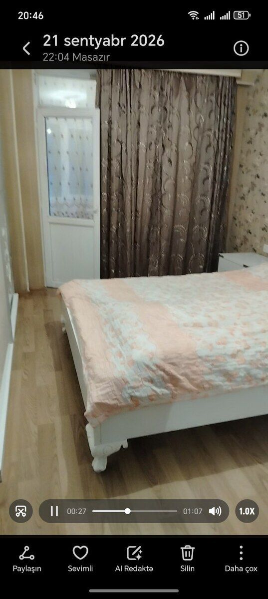 2-otaqlı yeni tikili kirayə verilir, Abşeron r., 70 m² — Mənzil, Bakı (5)