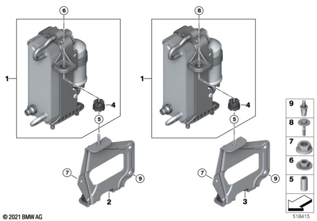 BMW G30 kondisioner radiatoru G11,G12,G14, G15,G16 — Ehtiyat hissələri və aksesuarlar, Bakı (3)