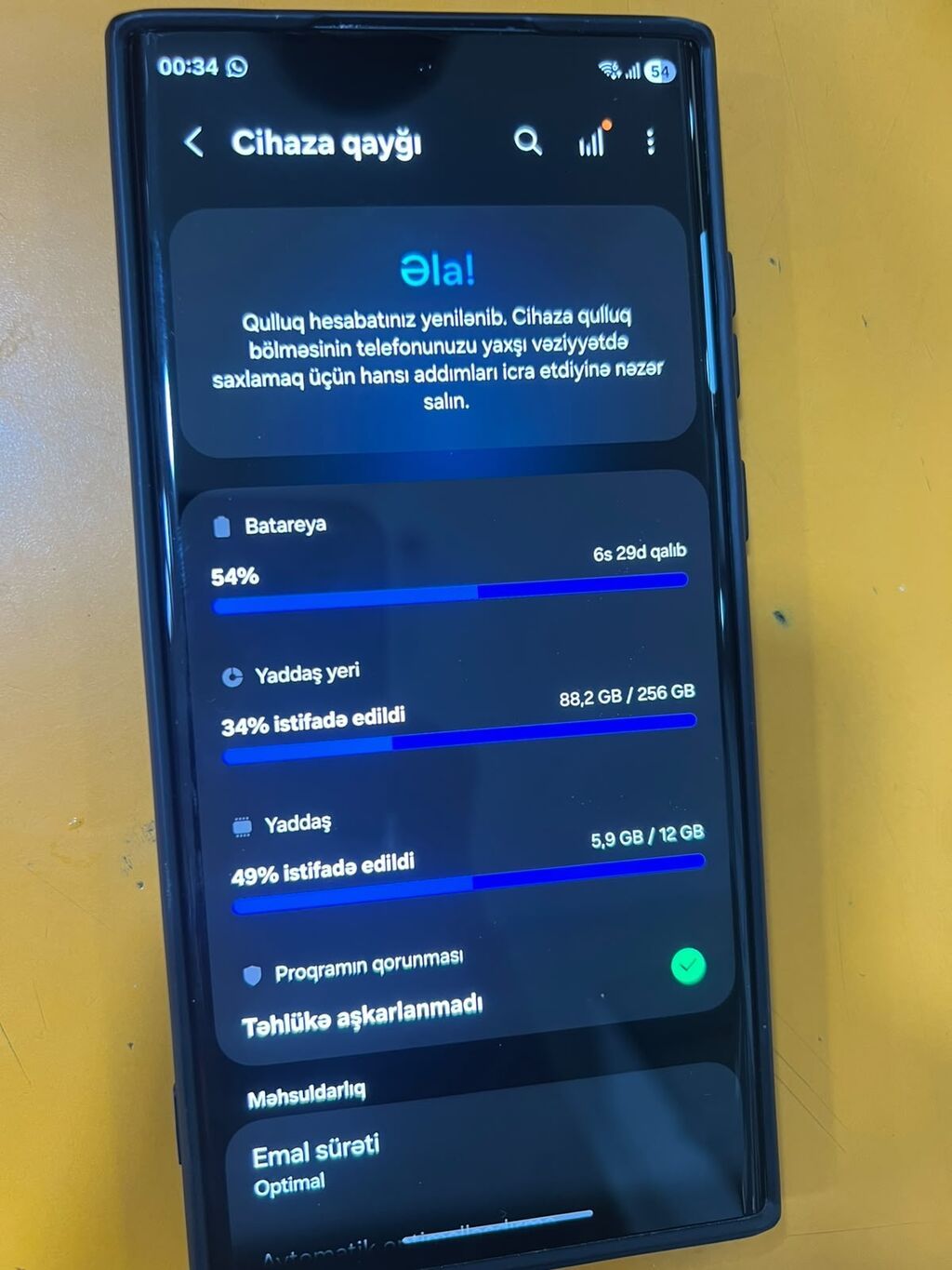 Samsung Galaxy S22 Ultra, 256 GB, Simsiz şarj — Samsung, Bakı (3)