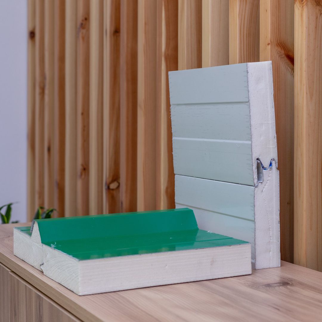 80 mm daş yunu sendviç panel – yanğına davamlı izolyasiya — Təmir və inşaat, Bakı (3)