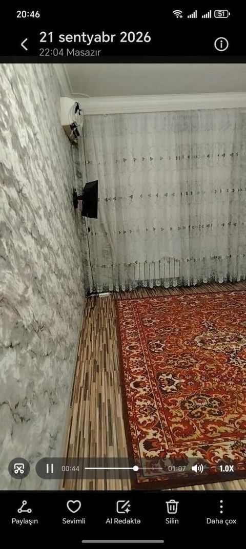 2-otaqlı yeni tikili kirayə verilir, Abşeron r., 70 m² — Bakı