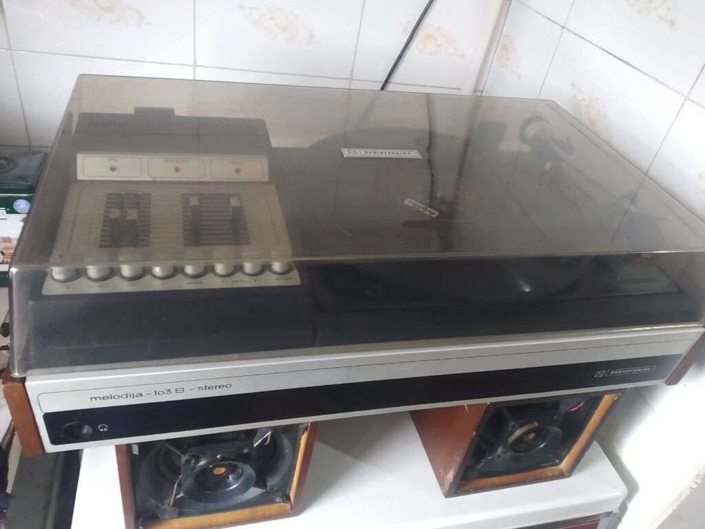 Radiotehnika “melodija‑103B stereo” vinil pleyer və inteqrə olunmuş — Akustik sistemlər, Bakı (3)