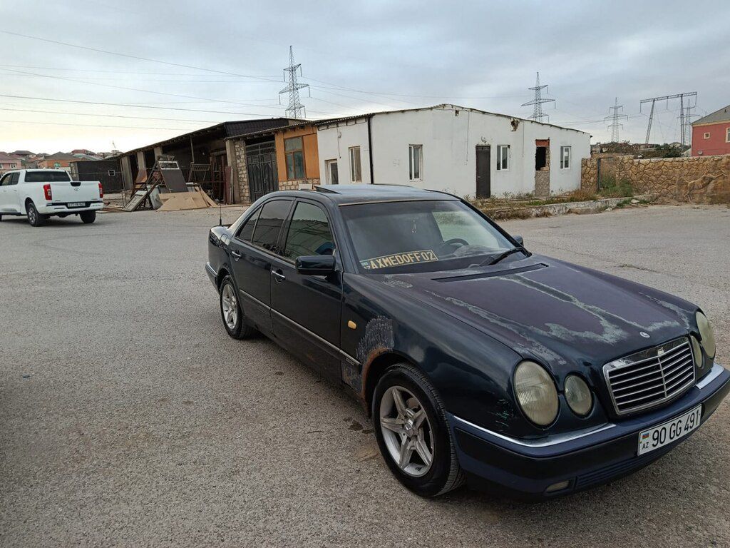 Mercedes E 230, 2.3 L, 1995 il, 462 000 km 90-GG-491 — Avtomobillər, Bakı (6)