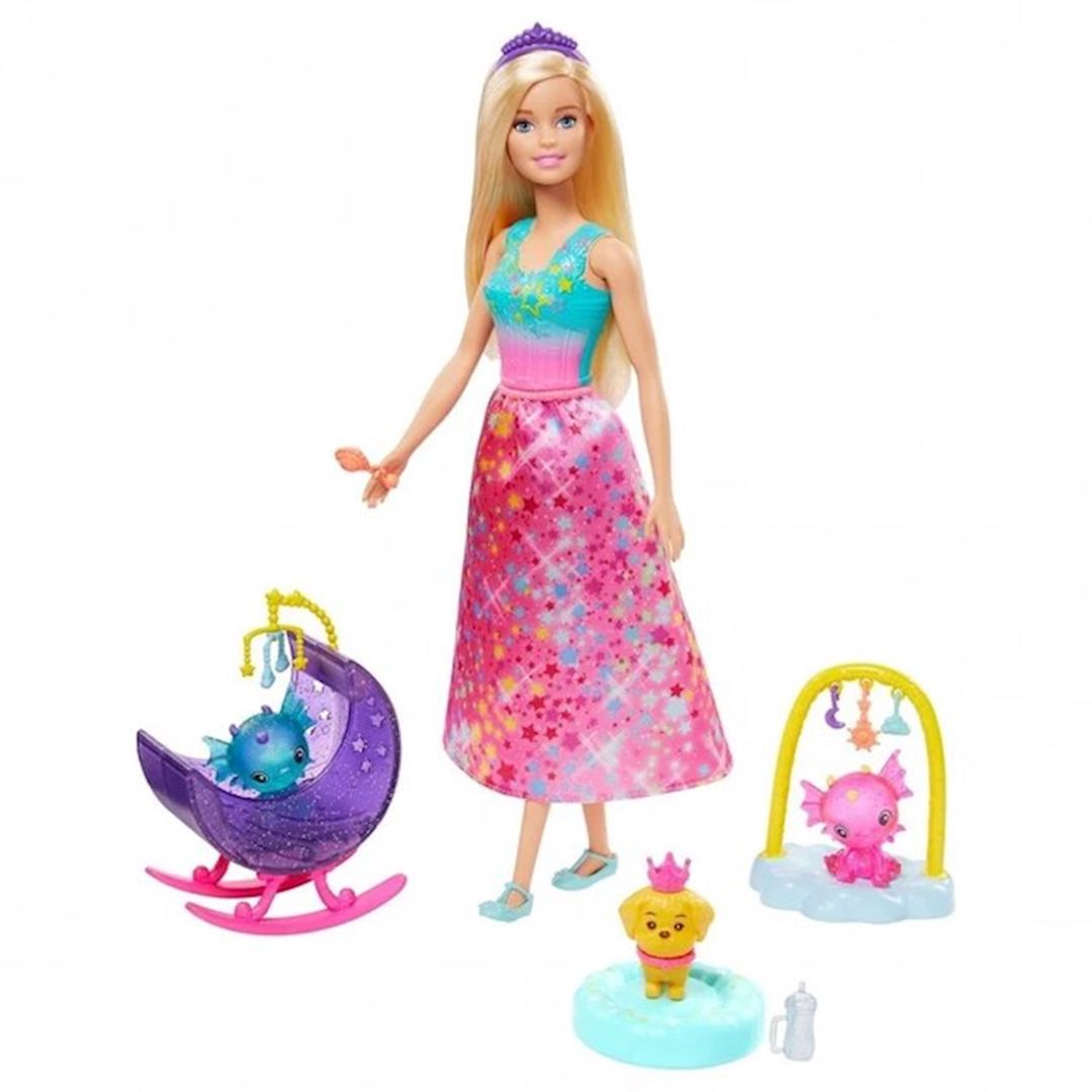 Oyun dəsti Barbie GJK51 Dreamtopia Dragon Nursery Playset with Barbie Princess Doll Mattel — Mallar, Bakı (2)