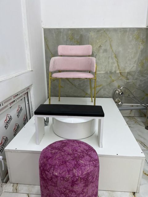Pedikür podium dəsti – salon üçün tam həll - Platforma: Ağ rəngli — Bakı