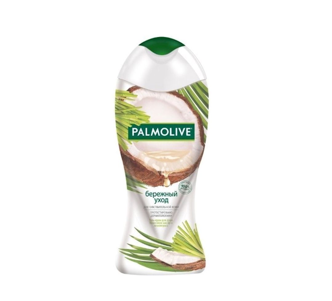 Gel-duş kremi Palmolive Zərif Qulluq, Kokos Yağı və Limon Otu, 250 ml — Mallar, Bakı