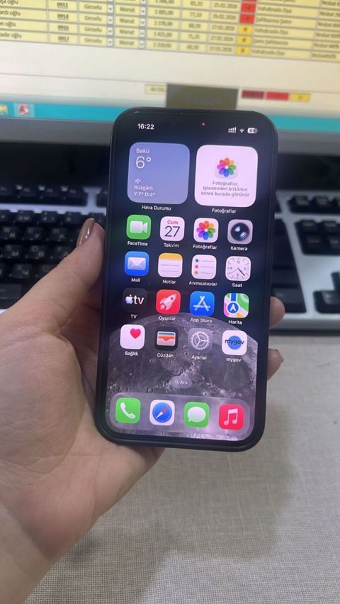 IPhone 14, 128 GB, Simsiz şarj, Face ID — Şabran
